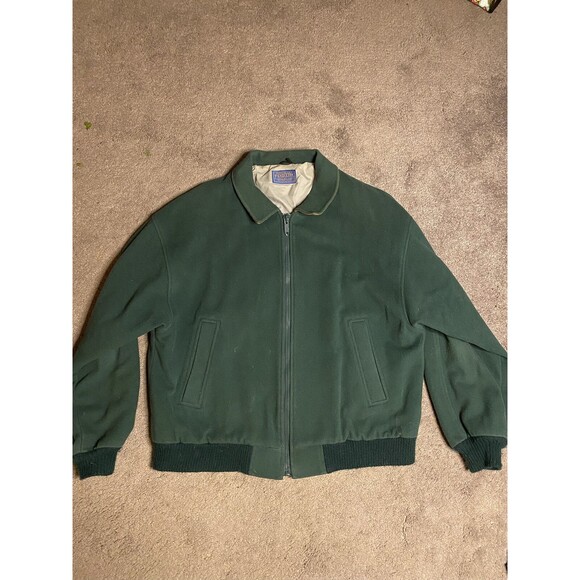 Vintage Pendleton Western Wear Wool Green Jacket Size Men's XL - Picture 1 of 8